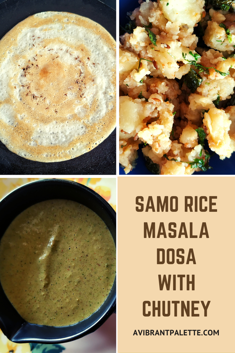samo rice masala dosa with chutney_avibrantpalette